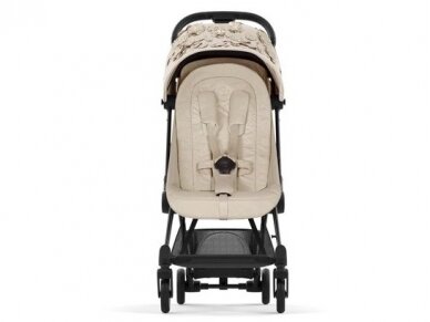 Cybex Coya stroller Simply Flowers Beige, Matt Black frame 2