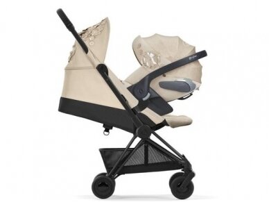 Cybex Coya vežimėlis Simply Flowers Beige, Matt Black frame 8