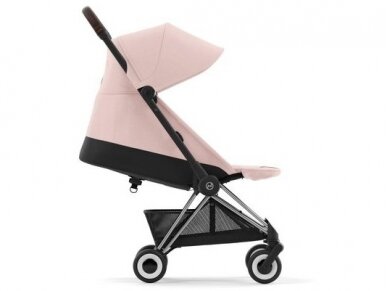 Cybex Coya stroller Peach Pink, chrome brown frame 4