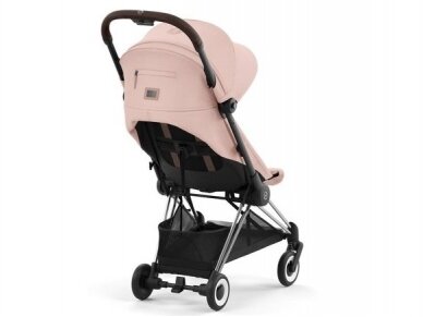 Cybex Coya stroller Peach Pink, chrome brown frame 5