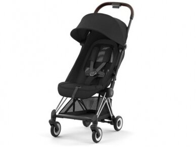 Cybex Coya stroller Sepia Black, chrome brown frame 3