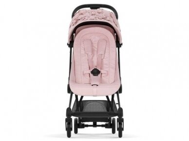 Cybex Coya stroller Simply Flowers Pink, Matt Black frame 2