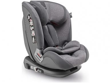 Inglesina Newton 1.2.3 Isofix automobilinė kėdutė 9 -36 kg grey