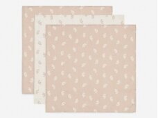 Jollein cloth Hydrophil 70x70cm Twig Wild Rose 3 pieces