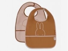 Bib Waterproof Miffy Peekaboo Wild Rose 2vnt.