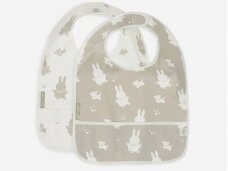 Bib Waterproof Miffy Snuffy Olive Green 2vnt.