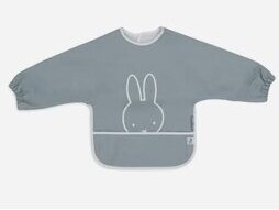 Bib Waterproof with Sleeves Miffy Peekaboo Sea Green