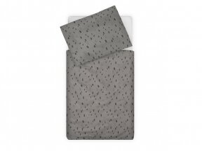 Комплект одеяла и наволочки Jollein Spot Storm Grey 100x140 см.