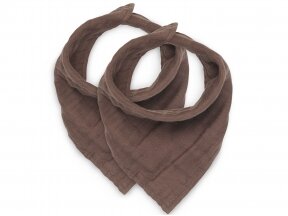 Нагрудник Jollein Bib Bandana Chestnut 2шт