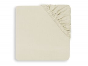 Трикотажная простыня Jollein на резинке Jersey Ivory 40x80 см