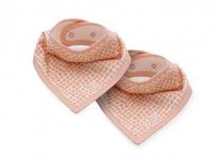 Jollein seilinukas Bandana Snake Pale Pink 2 vnt.