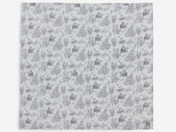 Hydrophilic Cloth 115x115cm Blue Forest Animals