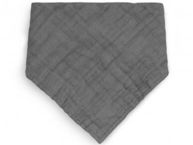 Jollein hidrofilinis seilinukas Bib Bandana Storm Grey 1