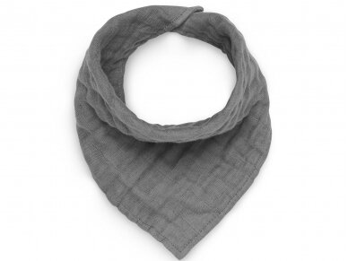 Jollein hidrofilinis seilinukas Bib Bandana Storm Grey 3