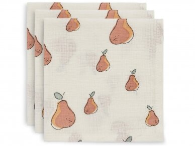 Комплект муслиновых пелёнок Jollein 115x115cm Pear 2 шт