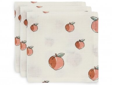 Комплект муслиновых пелёнок Jollein  115x115cm Peach 2 шт