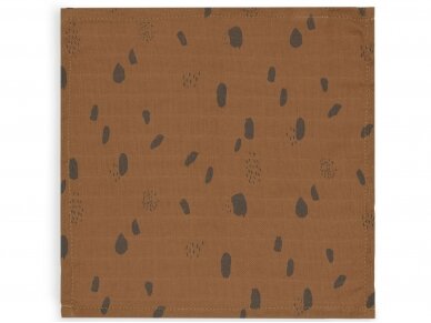 Комплект муслиновых пелёнок Jollein 115x115 cm Spot Caramel 2 шт 1