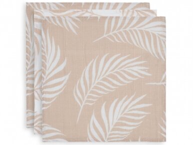 Комплект муслиновых пелёнок Jollein 115X115 NATURE PALE PINK 2шт