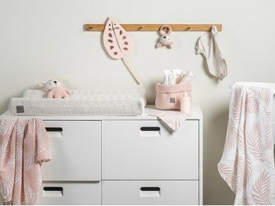 Комплект муслиновых пелёнок Jollein 115X115 NATURE PALE PINK 2шт 2