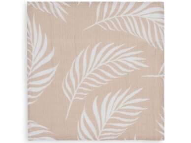 Комплект муслиновых пелёнок Jollein 115X115 NATURE PALE PINK 2шт 1