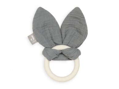 Игрушка для прорезывания зубов Jollein  Bunny Ears - Storm Grey