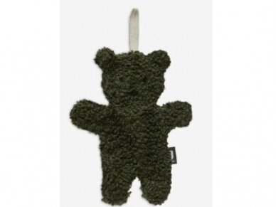 Jollein kramtuko ar čiulptuko laikiklis Teddy Bear Leaf Green