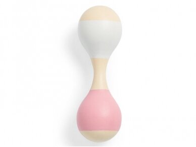 Деревянная игрушка-погремушка Jollein Maracas Pink 1