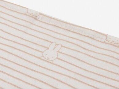 Jollein cloth Hydrophil 70x70cm Miffy Stripe Biscuit 3 pieces  2