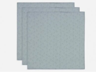 Jollein cloth Hydrophil 70x70cm Miffy Silhouettes Sea Green 3 pieces