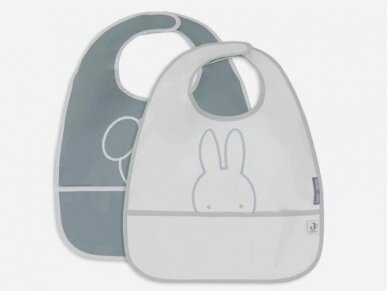 Bib Waterproof Miffy Peekaboo Sea Green 2vnt.