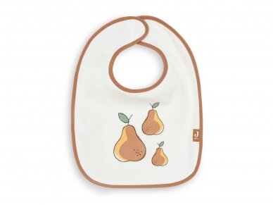 Jollein neperšlampamų seilinukų rinkinys Bib Pear Caramel 3 vnt. 1