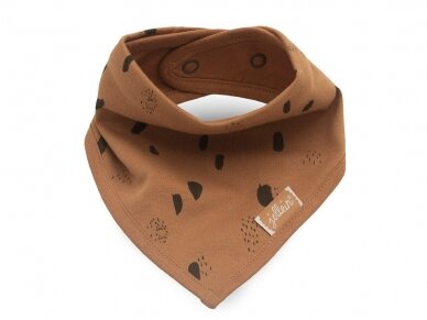 Jollein seilinukas Bandana Spot Storm grey/caramel 2