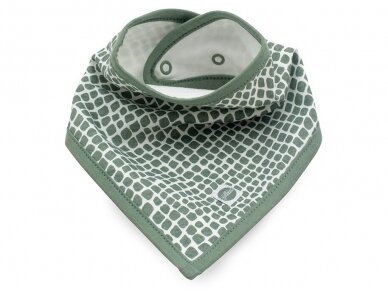 Jollein seilinukas Bandana Snake Ash Green 2 vnt. 1