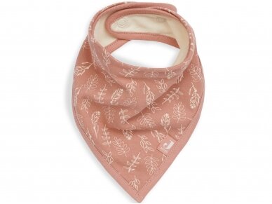 Jollein seilinukas Bib Bandana Meadow Rosewood 1