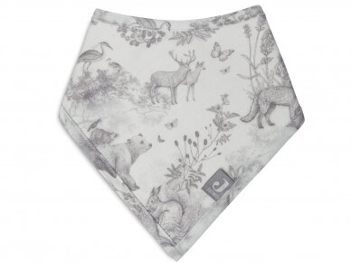 Jollein seilinukas Bib Bandana Blue Forest animals 2vnt 1