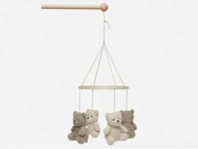 Jollein Baby Mobile Teddy Bear Olive Green Naturel 2