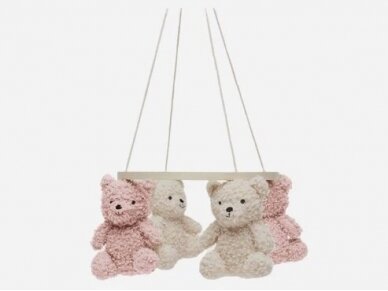 Jollein Teddy Bear karuselė Wild Rose Naturel