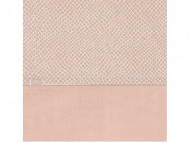 Пододеяльник Jollein Snake Pale Pink 75x100 см.