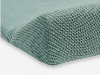 Чехол для пеленального матраса Jollein Basic Knit 50x70cm Forest Green 2