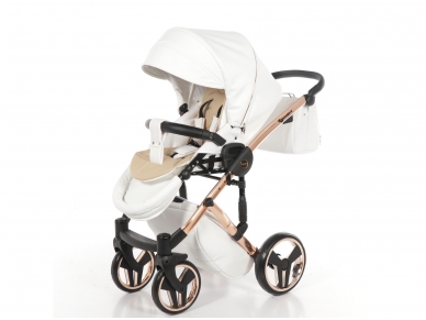 Junama Individual White/rosegold 04 3in1su autokėdute 4