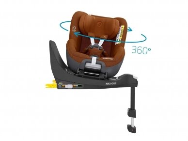 Maxi-Cosi Pearl 360 i-Size automobilinė kėdutė Authentic Cognac 0-18 kg 3