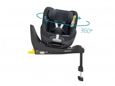 Maxi-Cosi Pearl 360 i-Size automobilinė kėdutė Authentic Graphite 0-18 kg 6