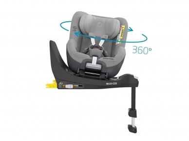 Maxi-Cosi Pearl 360 i-Size automobilinė kėdutė Authentic Grey 0-18 kg 7