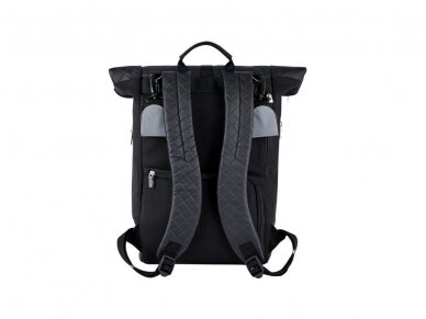 Moon mamos kuprinė Rolltop Black 3