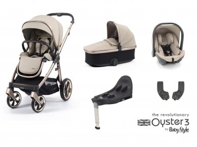 OYSTER 3 STROLLER SET 5IN1  Creme Brulee