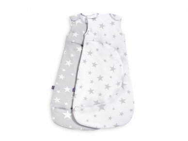 SnuzPounch sleeping bag 0-6men Grey Stars 2.5 TOG 3