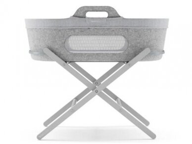 SnuzBaskit lopšys su stovu Light Grey/Dove stand