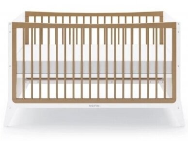 SnuzFino Cot Bed White Natural