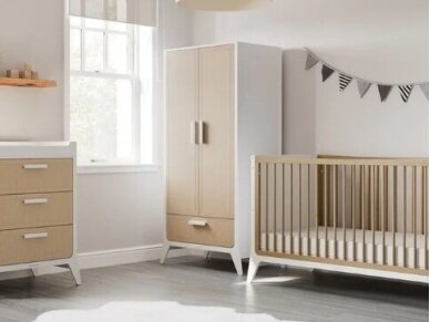 SnuzFino Cot Bed White Natural 2