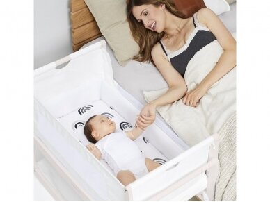 SnuzPod4 Crib lovytė / lopšiukas Rose White 5